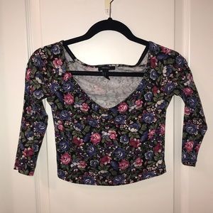 Floral Crop Top- Forever 21
